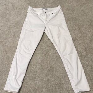 Abercrombie & Fitch White Denim Jeans Size 4P